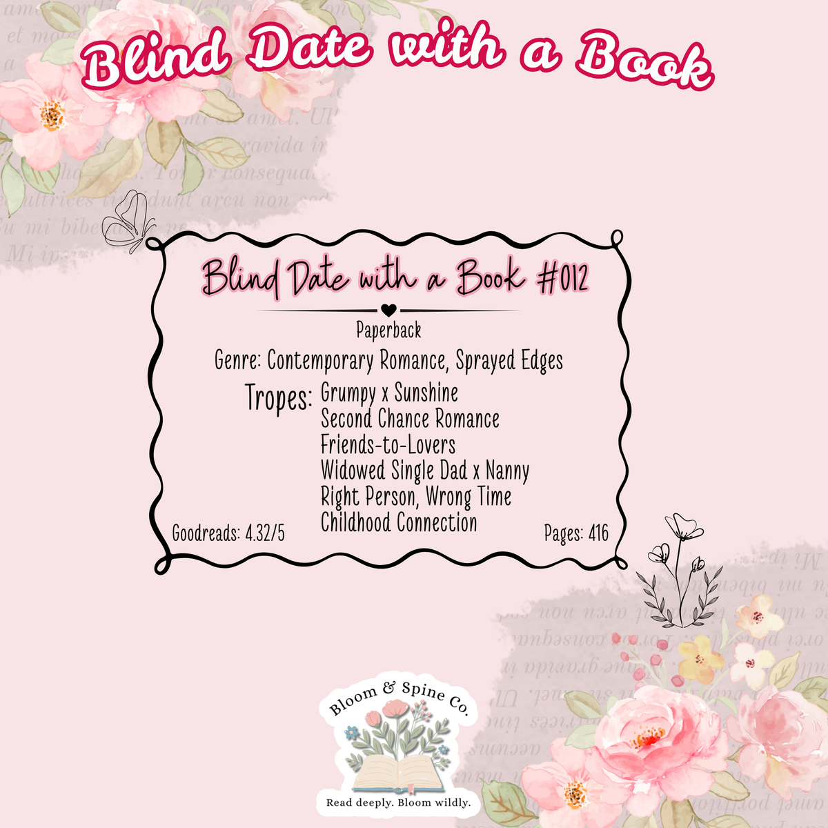 Blind Date with a Book #012