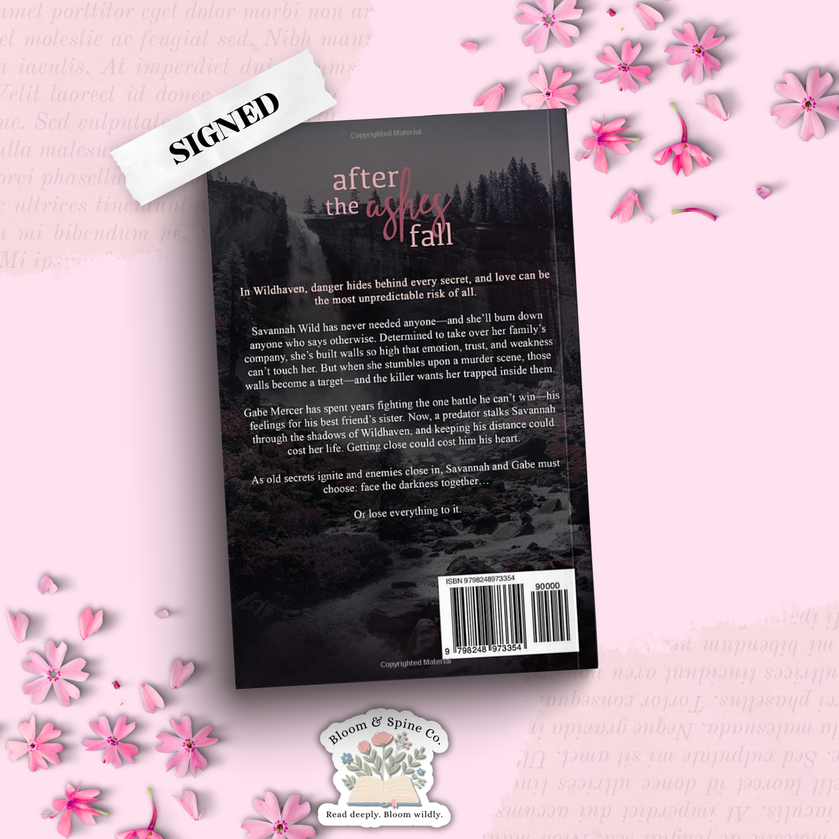 After the Ashes Fall by Steffanie Blais (SIGNED)