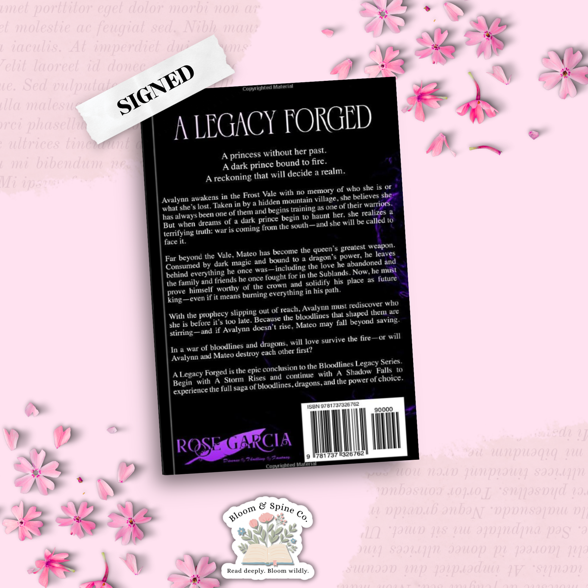 A Legacy Forged by Rose Garcia (SIGNED)