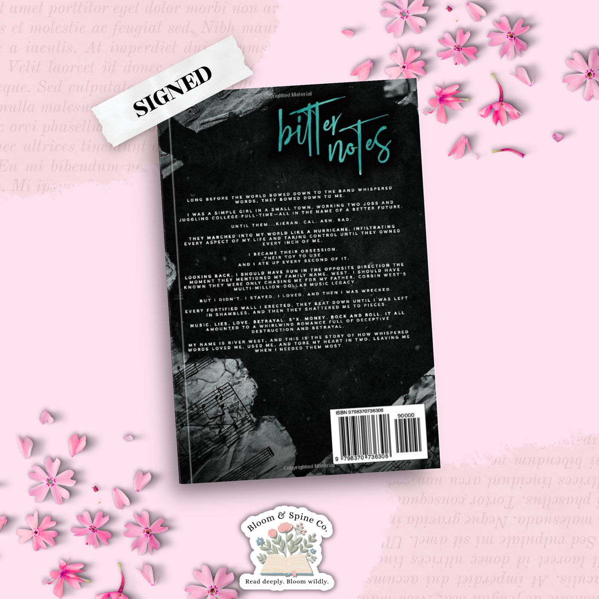 Bitter Notes by Aly Beck (SIGNED) - SECOND CHANCE OOPSIE EDITION