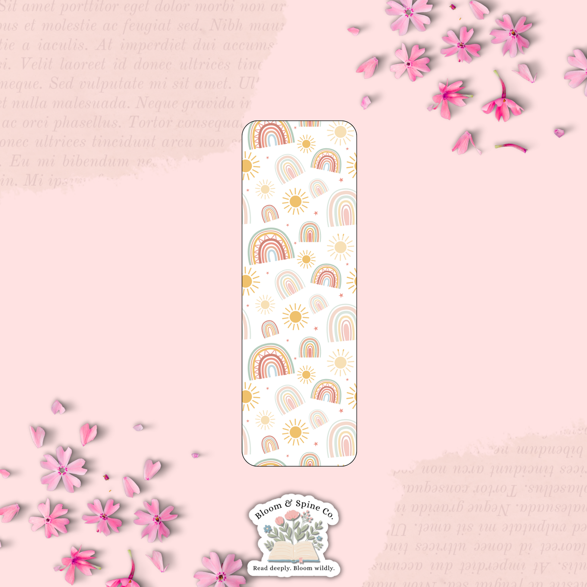 Boho Rainbow Bookmark