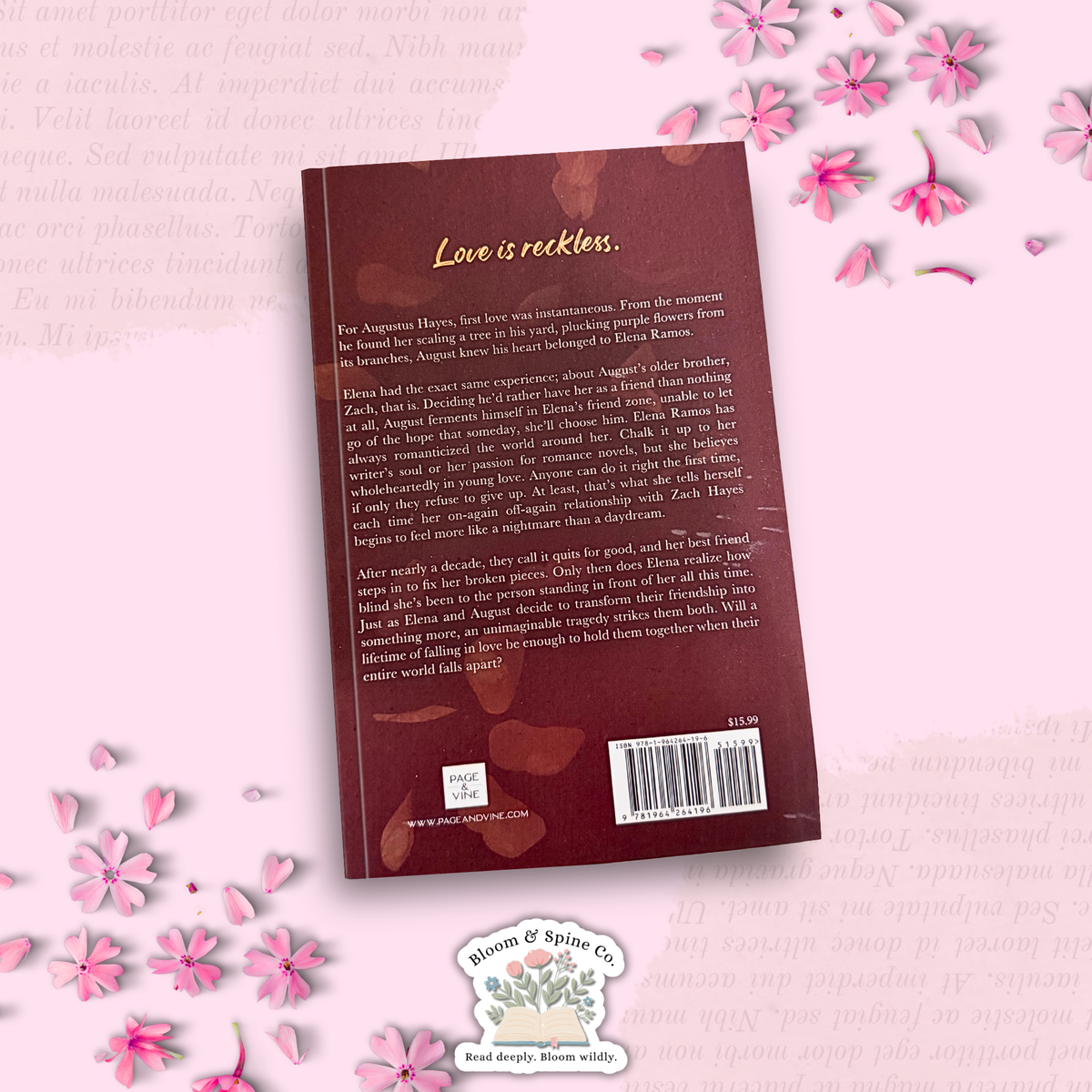 Reckless Roses by Sarah A. Bailey