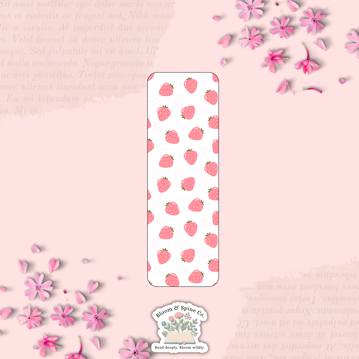Strawberries Bookmark