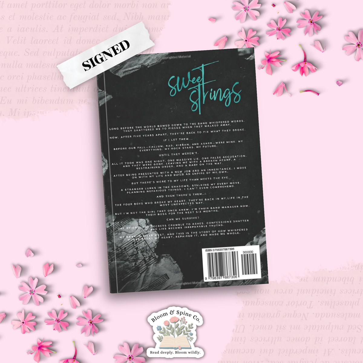 Sweet Strings by Aly Beck (SIGNED) - SECOND CHANCE OOPSIE EDITION