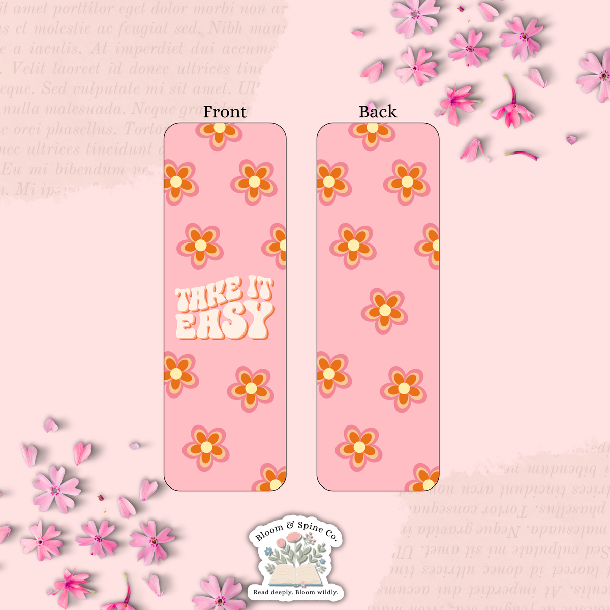Take It Easy Bookmark