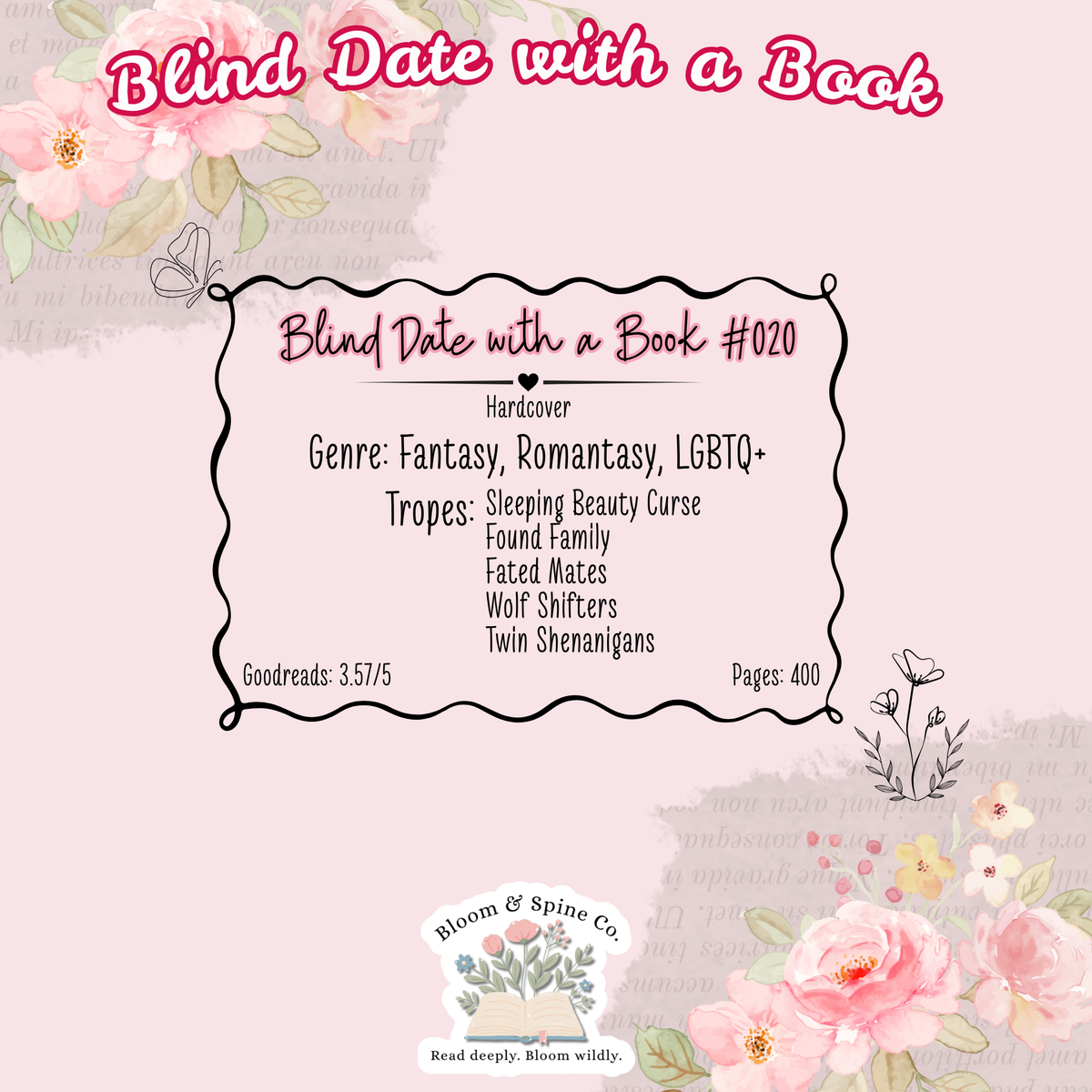 Blind Date with a Book #020