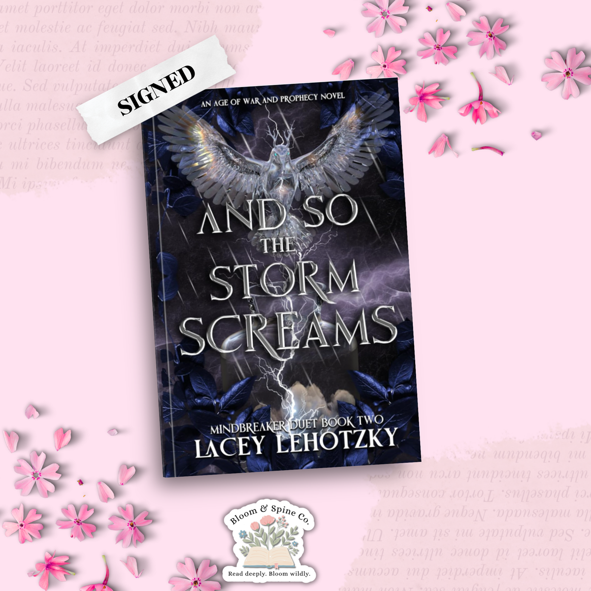 And So The Storm Screams by Lacey Lehotzky (SIGNED)