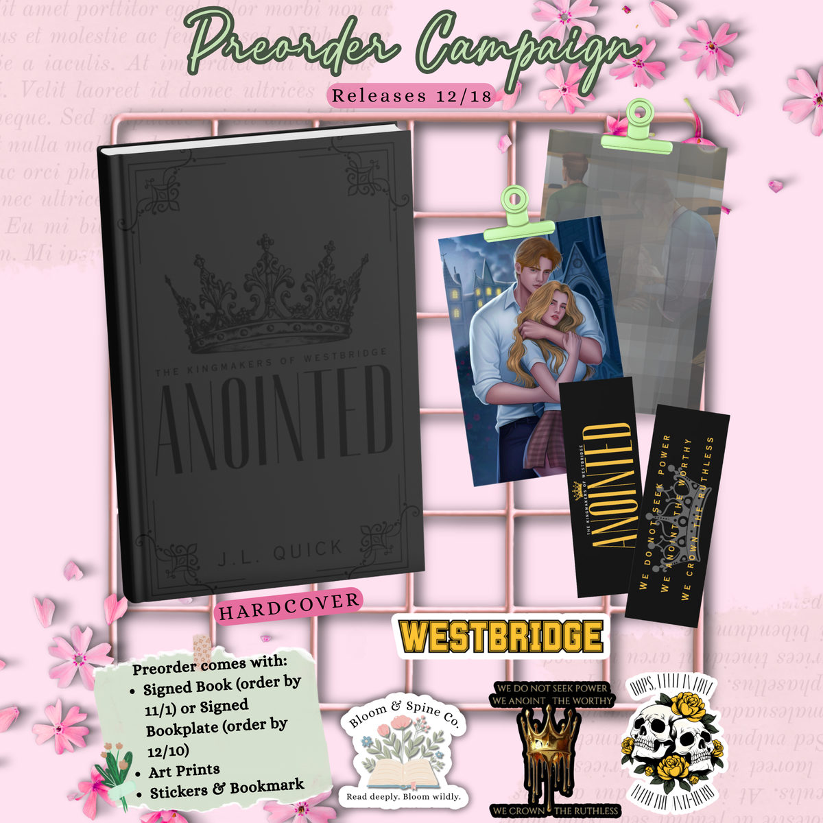 [PREORDER] Anointed by J. L. Quick