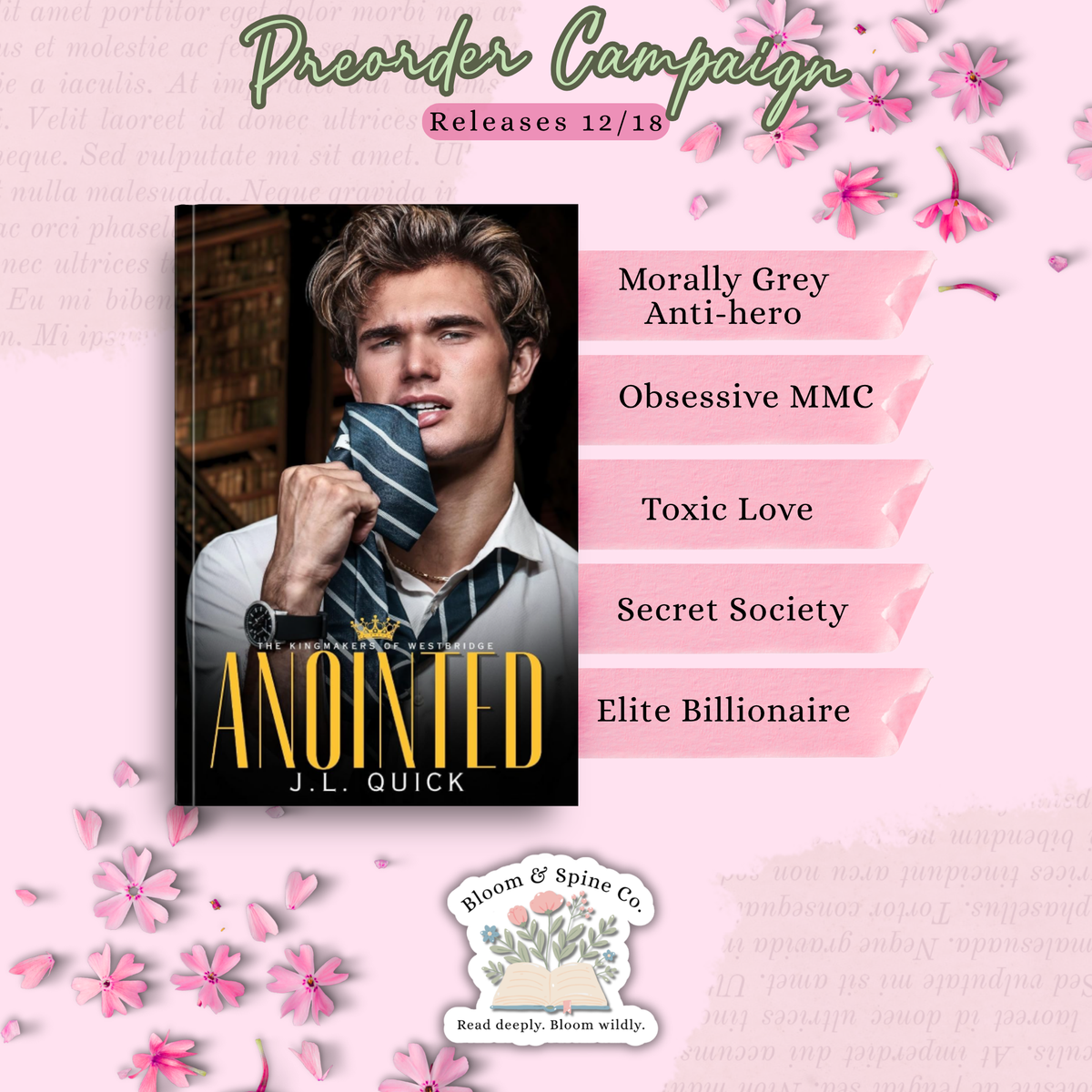 [PREORDER] Anointed by J. L. Quick