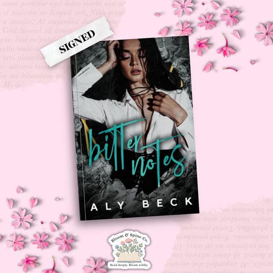 Bitter Notes by Aly Beck (SIGNED) - SECOND CHANCE OOPSIE EDITION