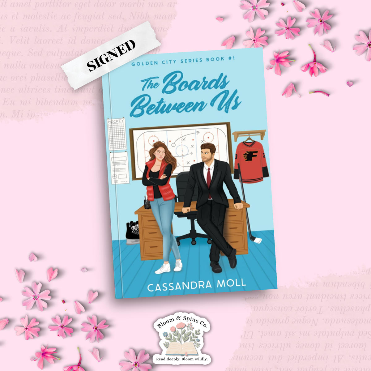 The Boards Between Us by Cassandra Moll (SIGNED)
