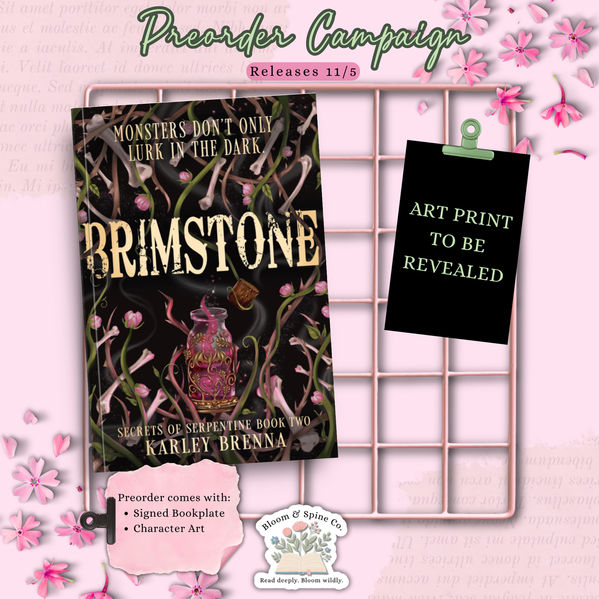 [PREORDER] Brimstone by Karley Brenna