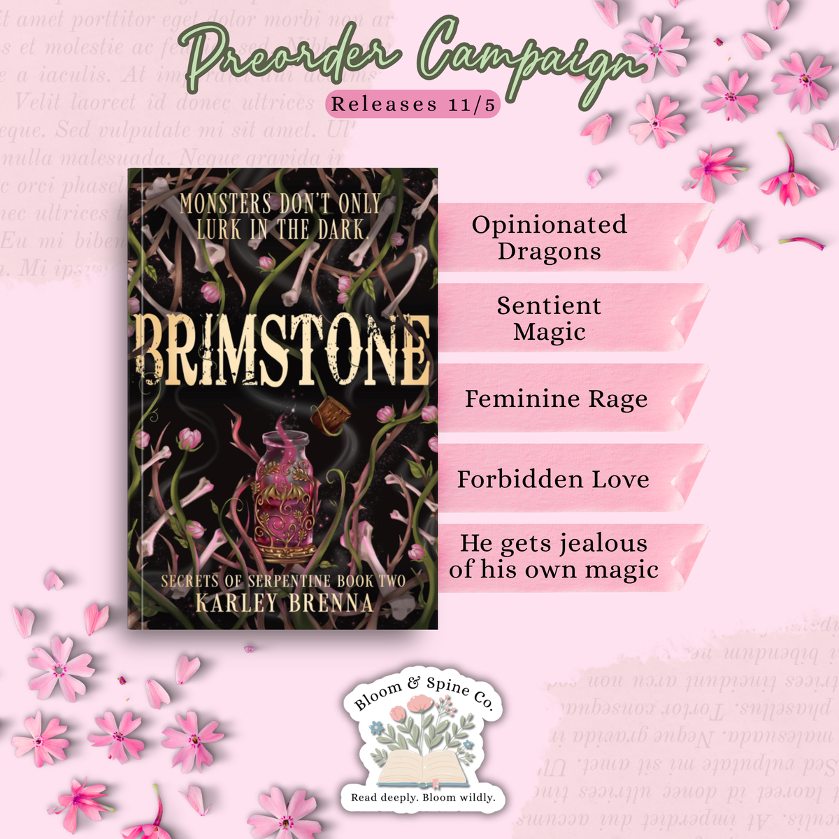 [PREORDER] Brimstone by Karley Brenna