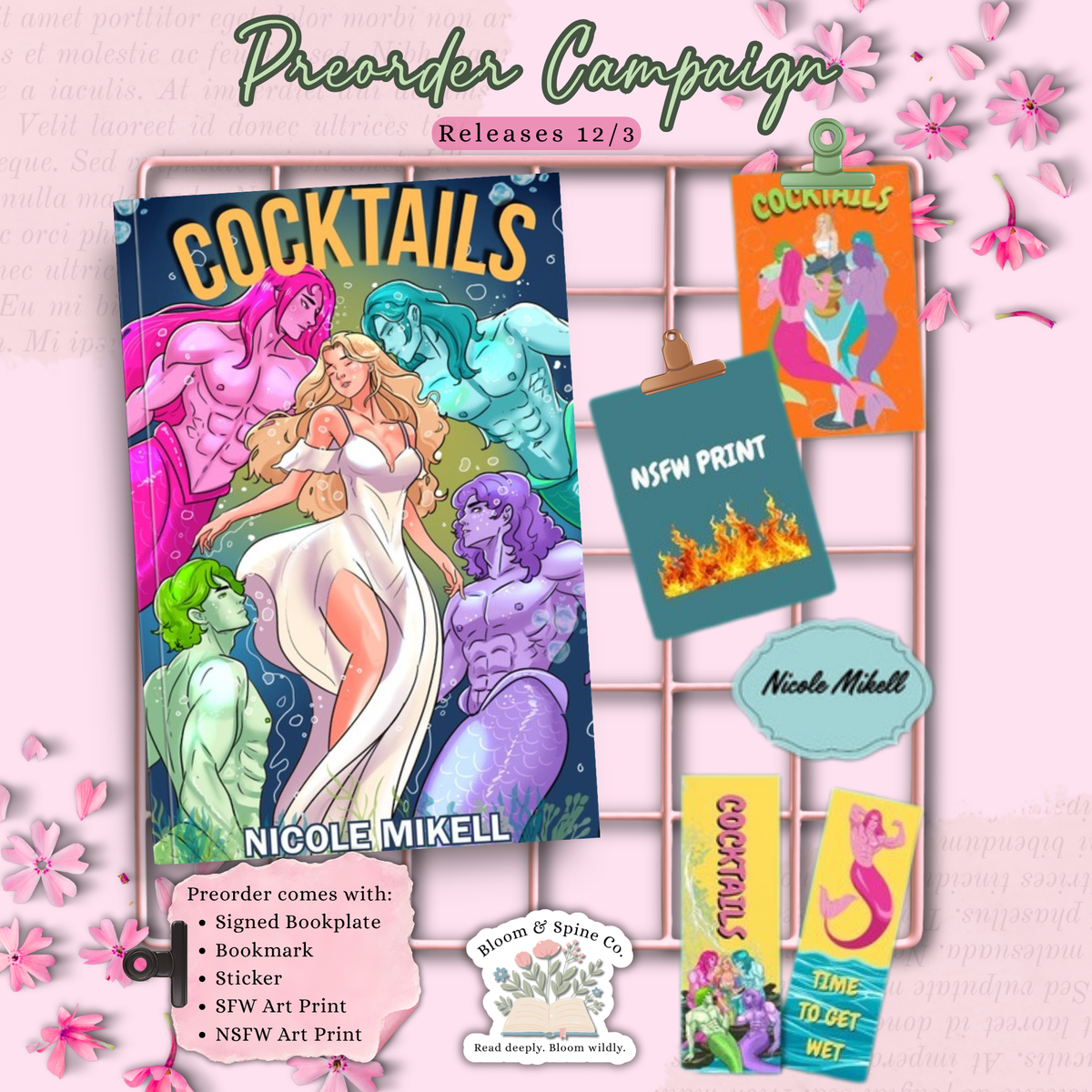 [PREORDER] Cocktails by Nicole Mikell