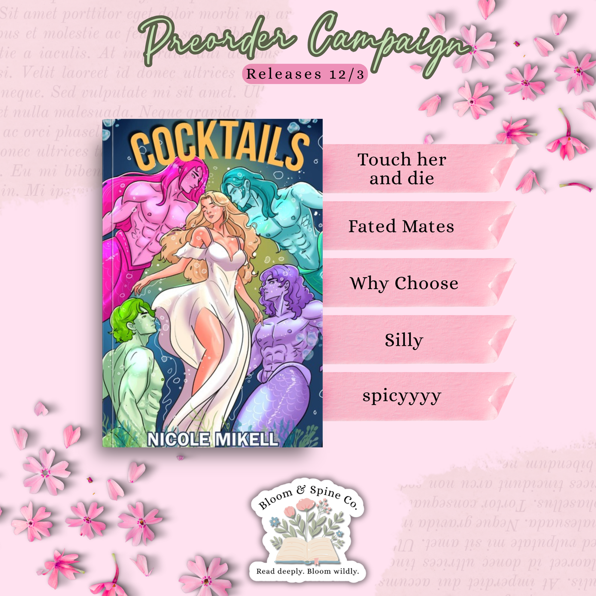 [PREORDER] Cocktails by Nicole Mikell