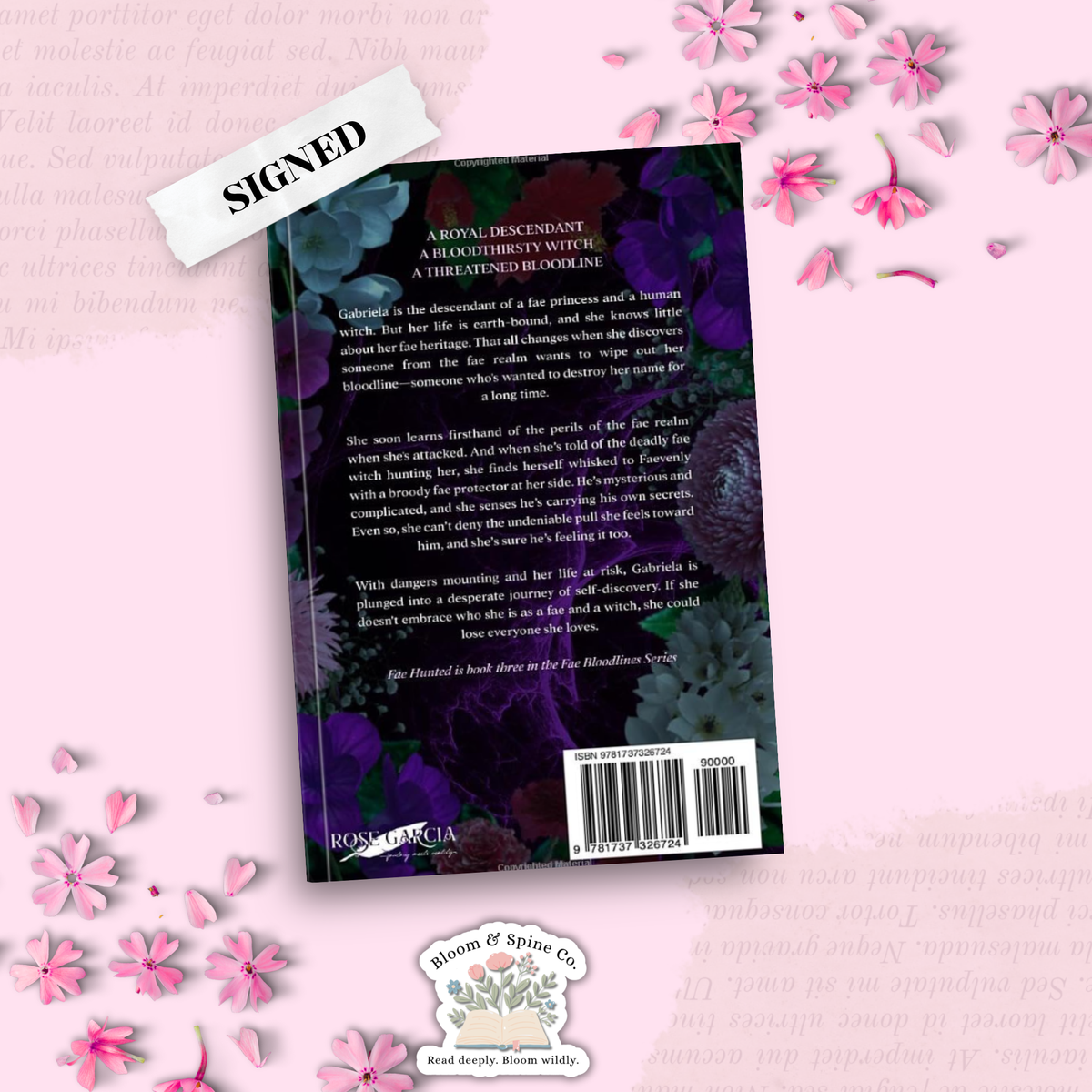 Fae Hunted by Rose Garcia (SIGNED)