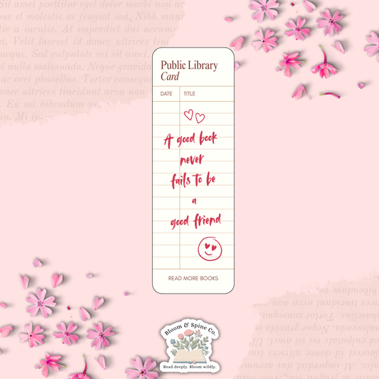 Good Books Never Fail Bookmark