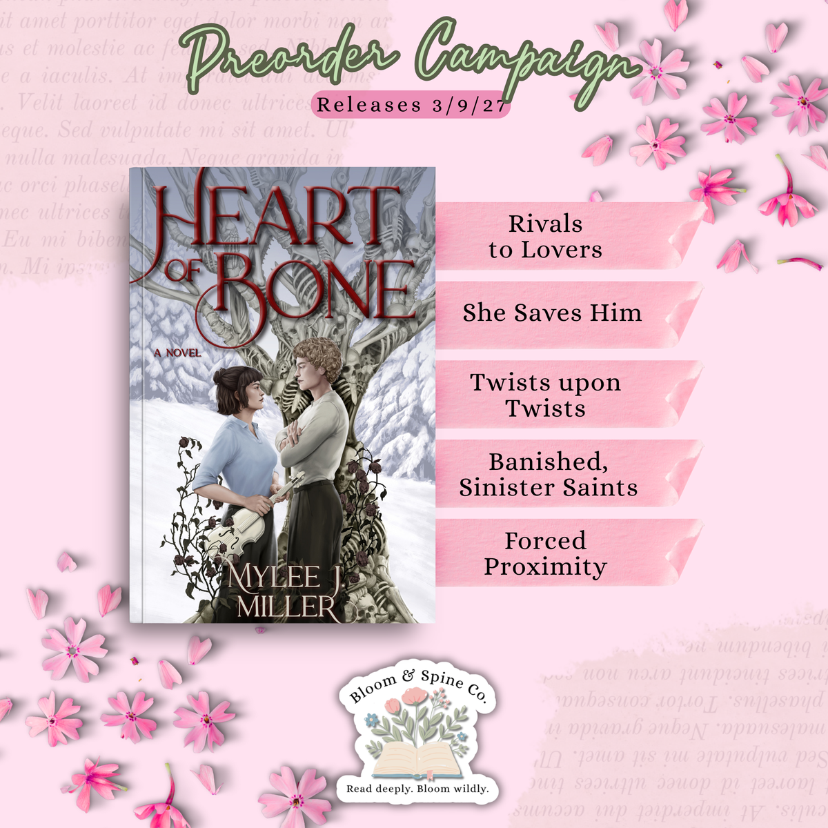 [PREORDER] Heart of Bone by Mylee J. Miller