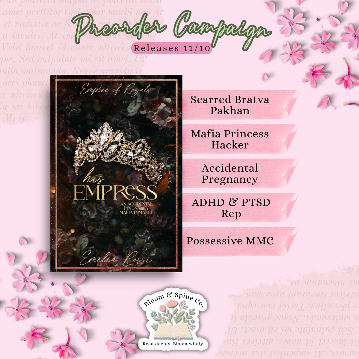 [PREORDER] His Empress by Emilia Rossi
