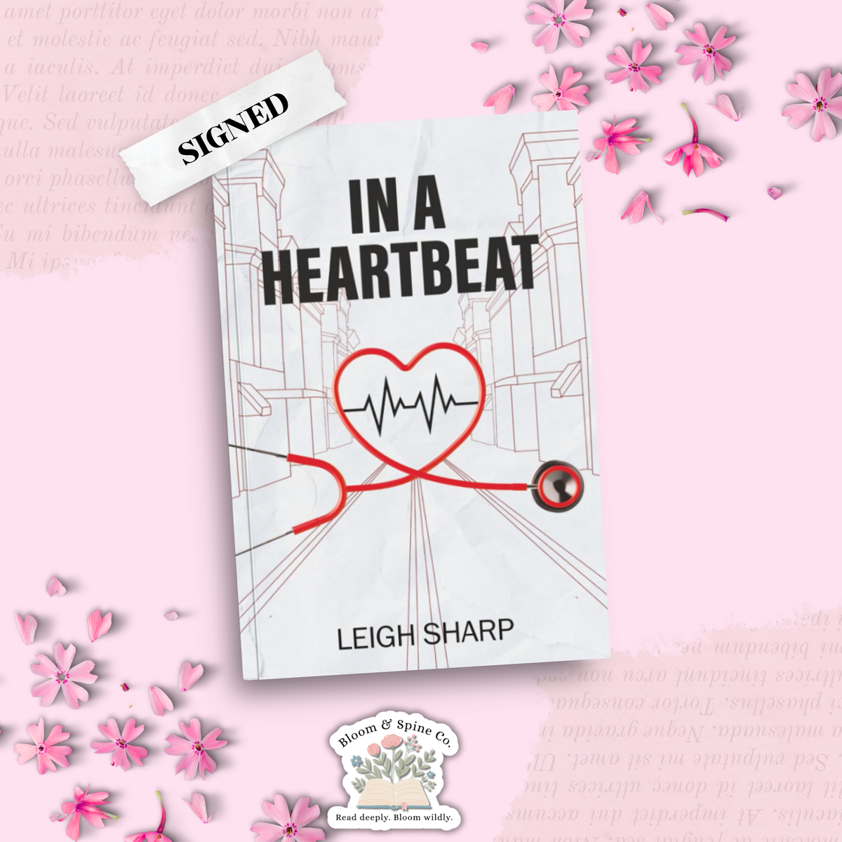 In A Heartbeat by Leigh Sharp (SIGNED)