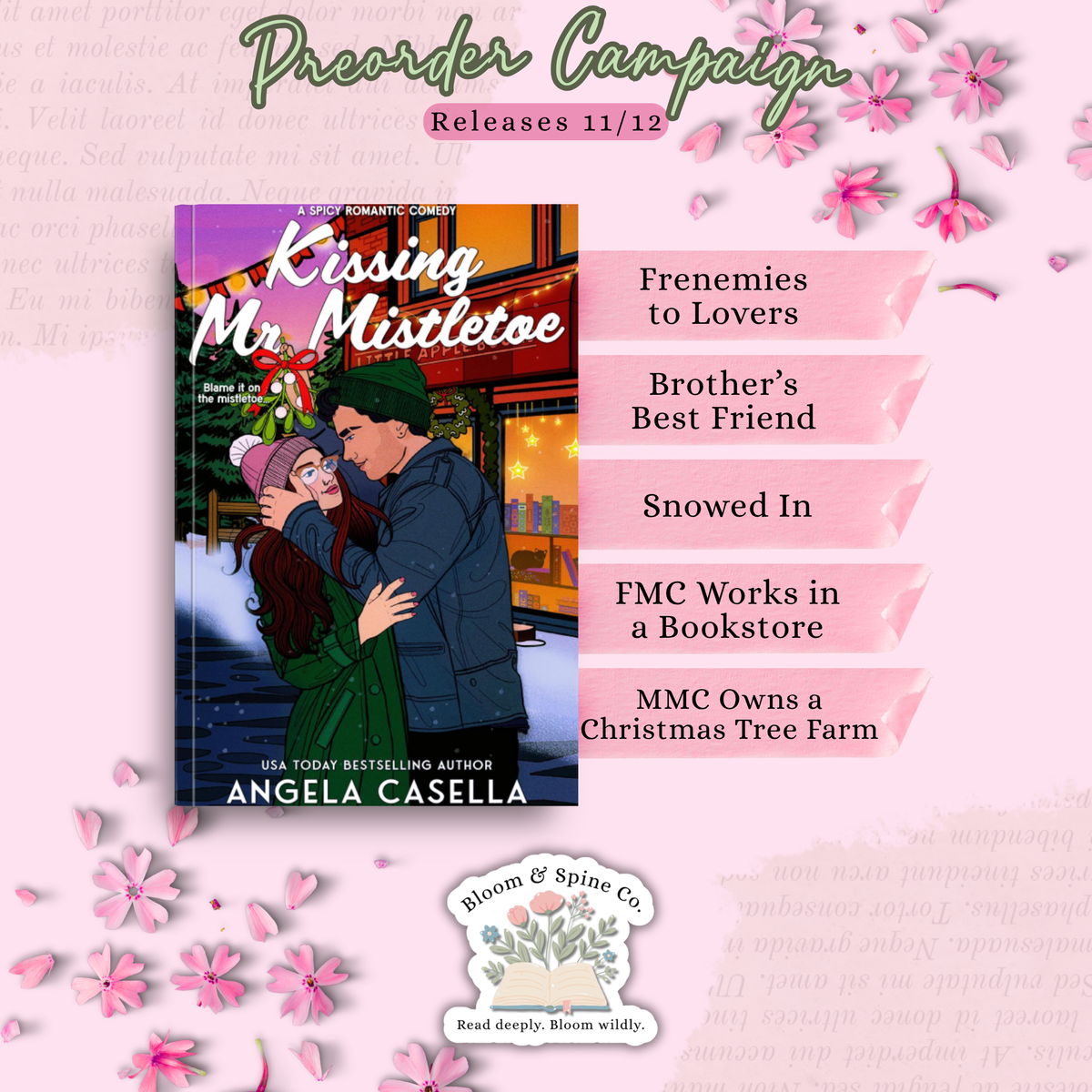 [PREORDER] Kissing Mr. Mistletoe by Angela Casella