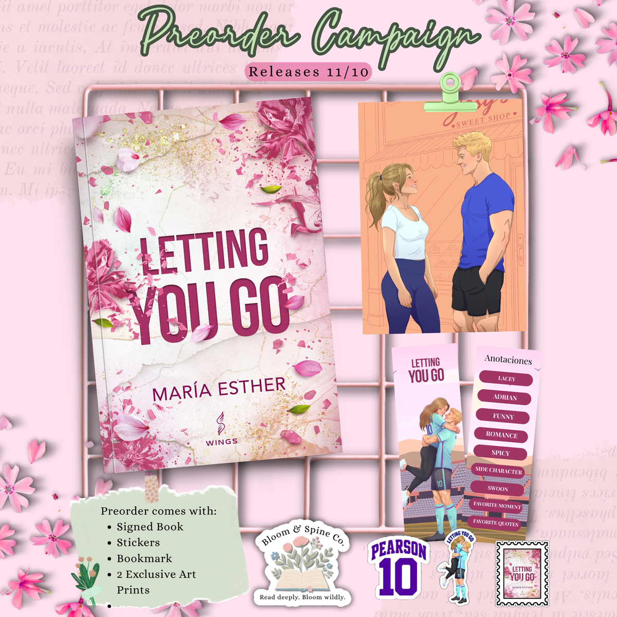 [PREORDER] Letting You Go by Maria Esther