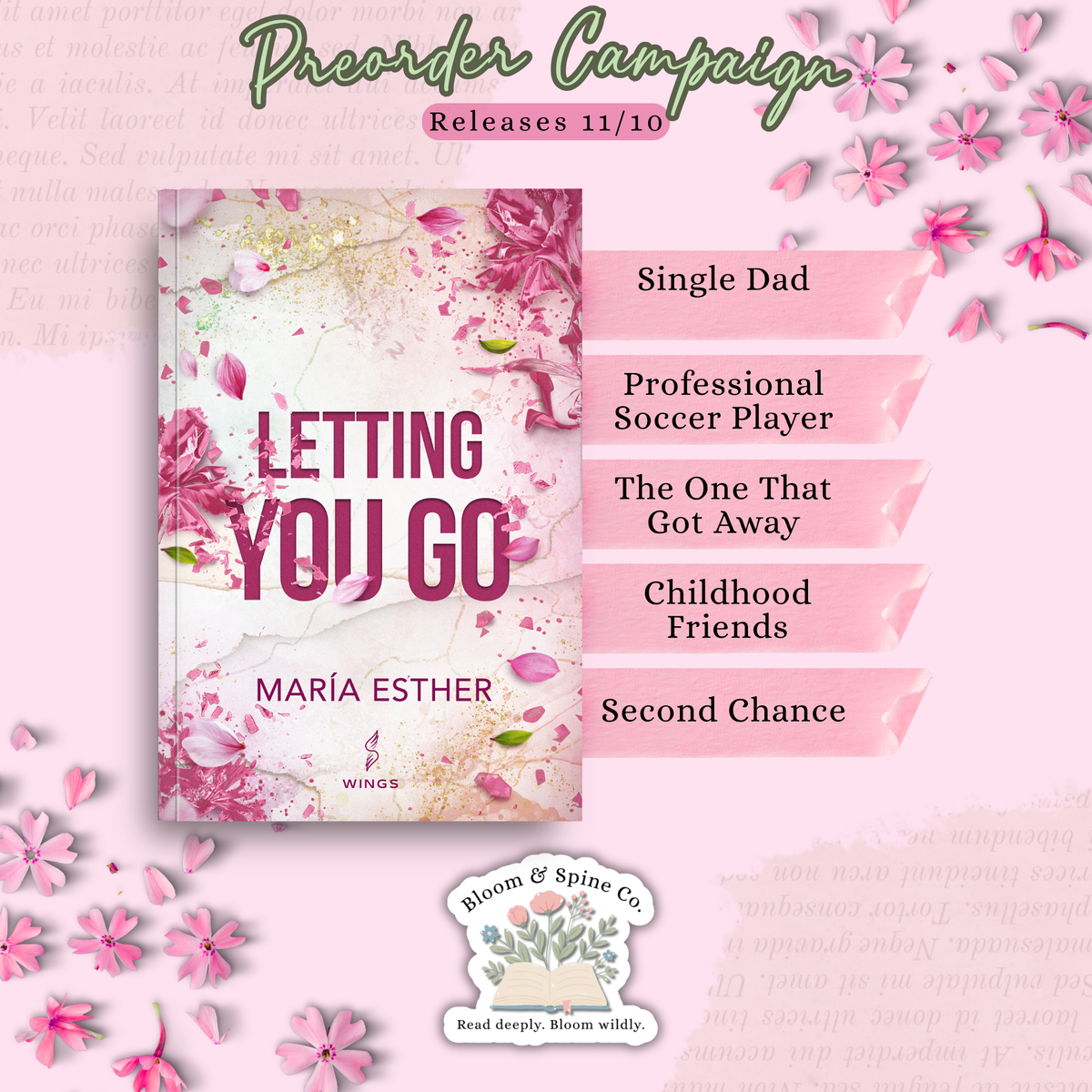 [PREORDER] Letting You Go by Maria Esther