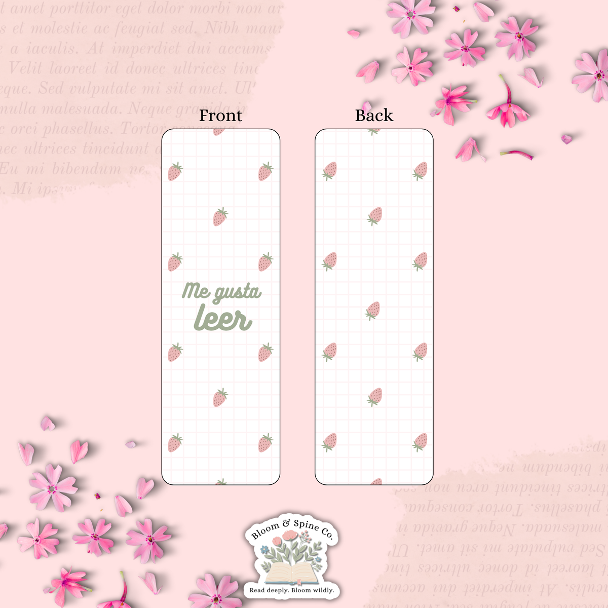 Me Gusta Leer Bookmark