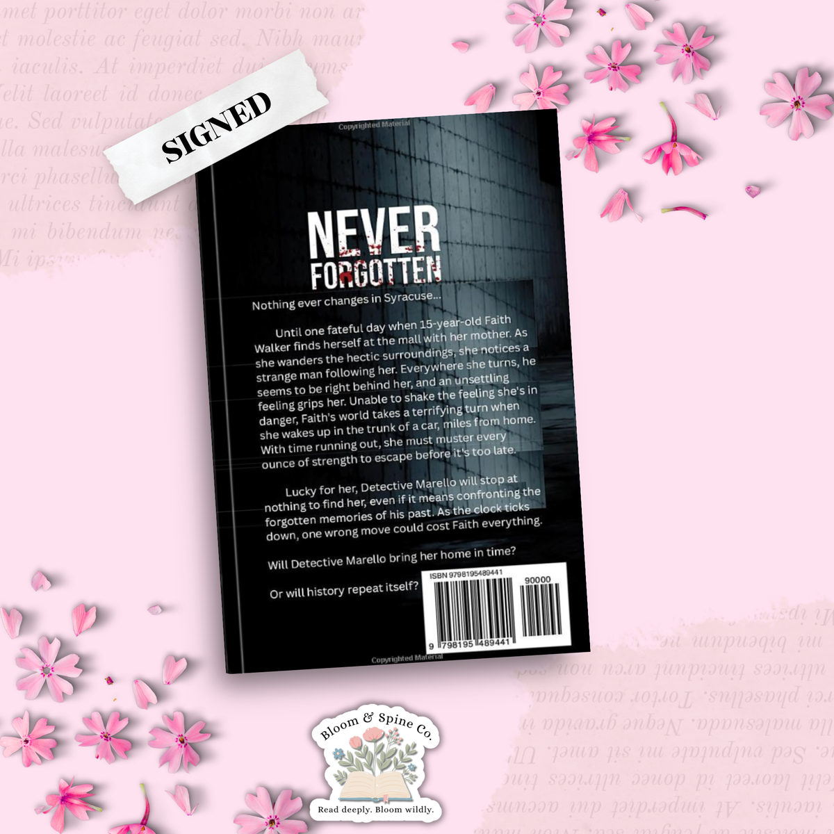 Never Forgotten by Tayanna Marrie (SIGNED)
