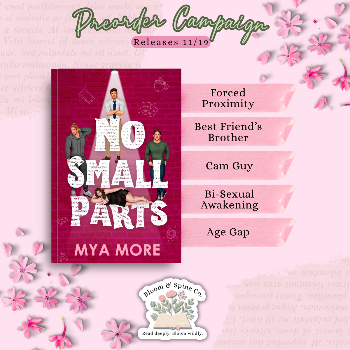 [PREORDER] No Small Parts by Mya More