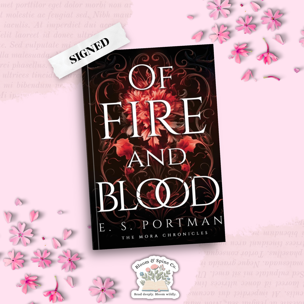 Of Fire and Blood by E. S. Portman (SIGNED)