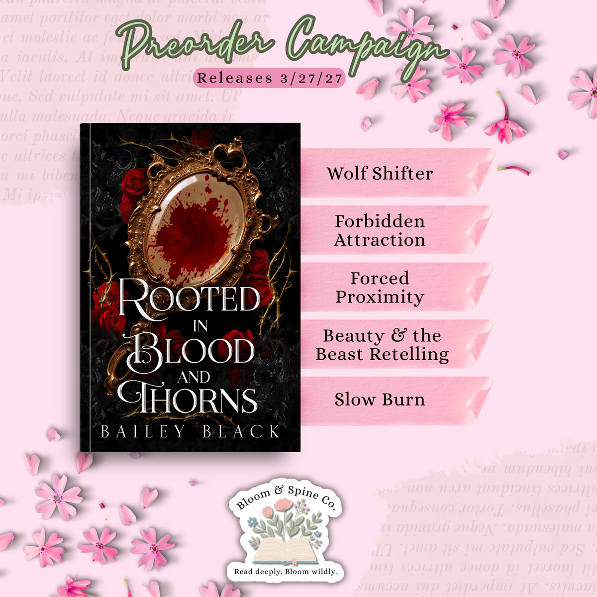 [PREORDER] Rooted in Blood and Thorns by Bailey Black