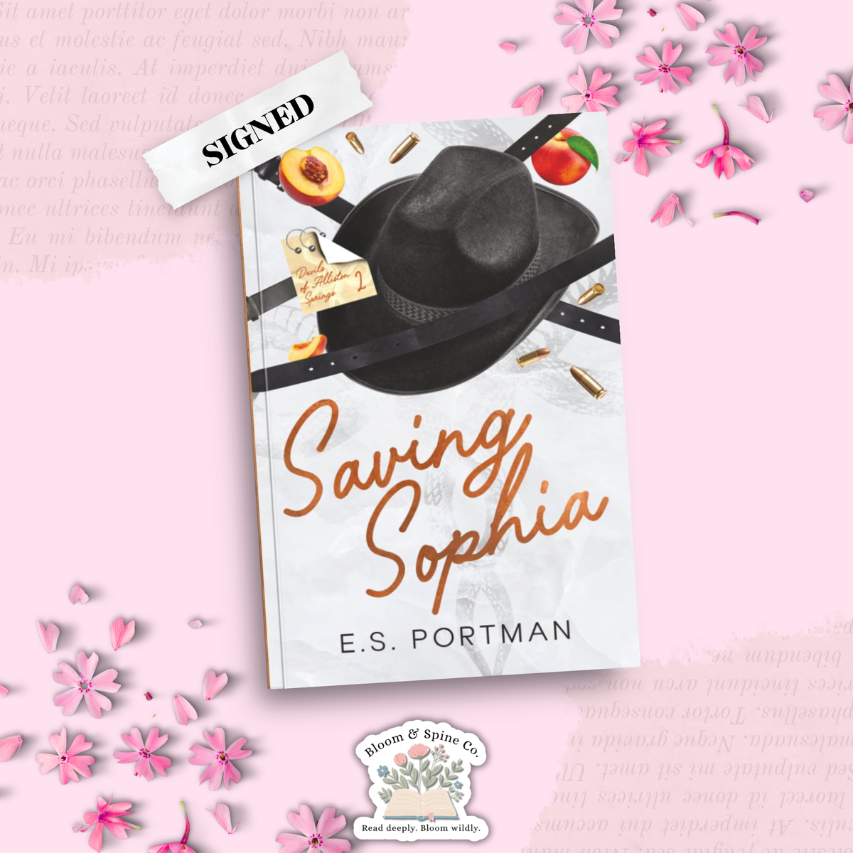 Saving Sophia by E. S. Portman (SIGNED)