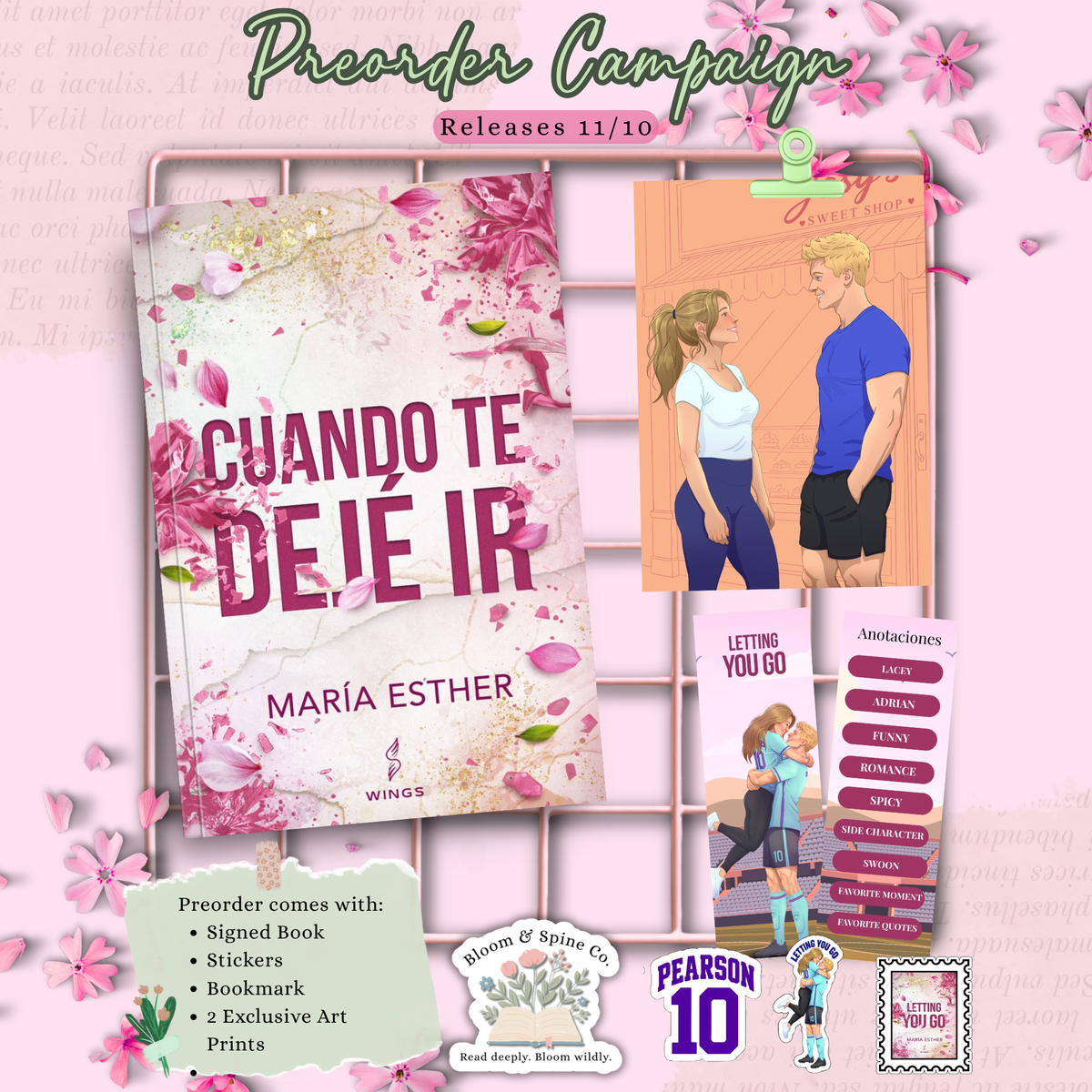 [PREORDER] Letting You Go by Maria Esther