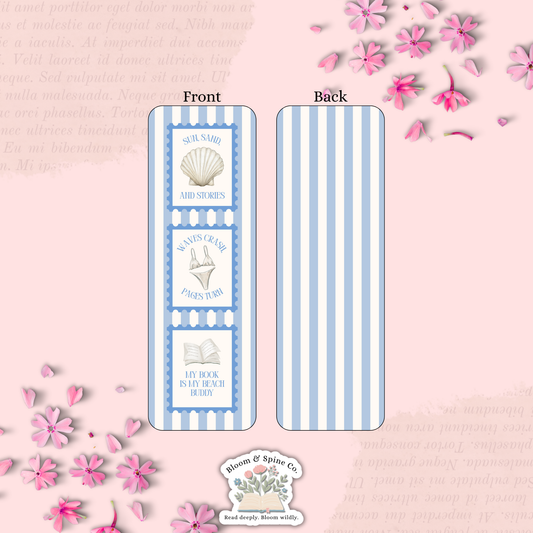 Sun Sand and Stories Bookmark