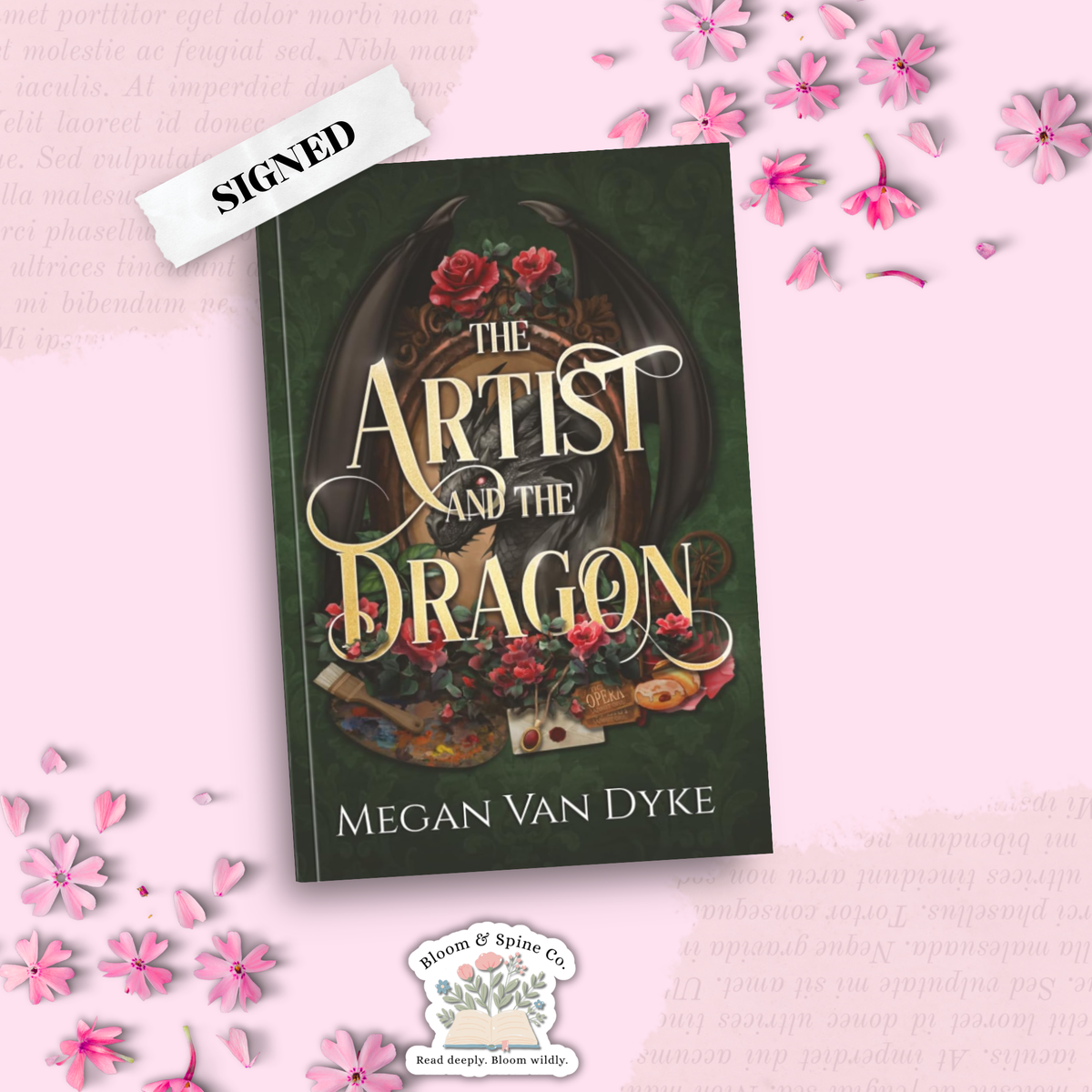 The Artist and the Dragon by Megan Van Dyke (SIGNED)