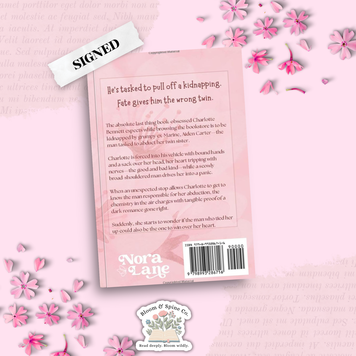 Tied Up For Love by Nora Lane (SIGNED)