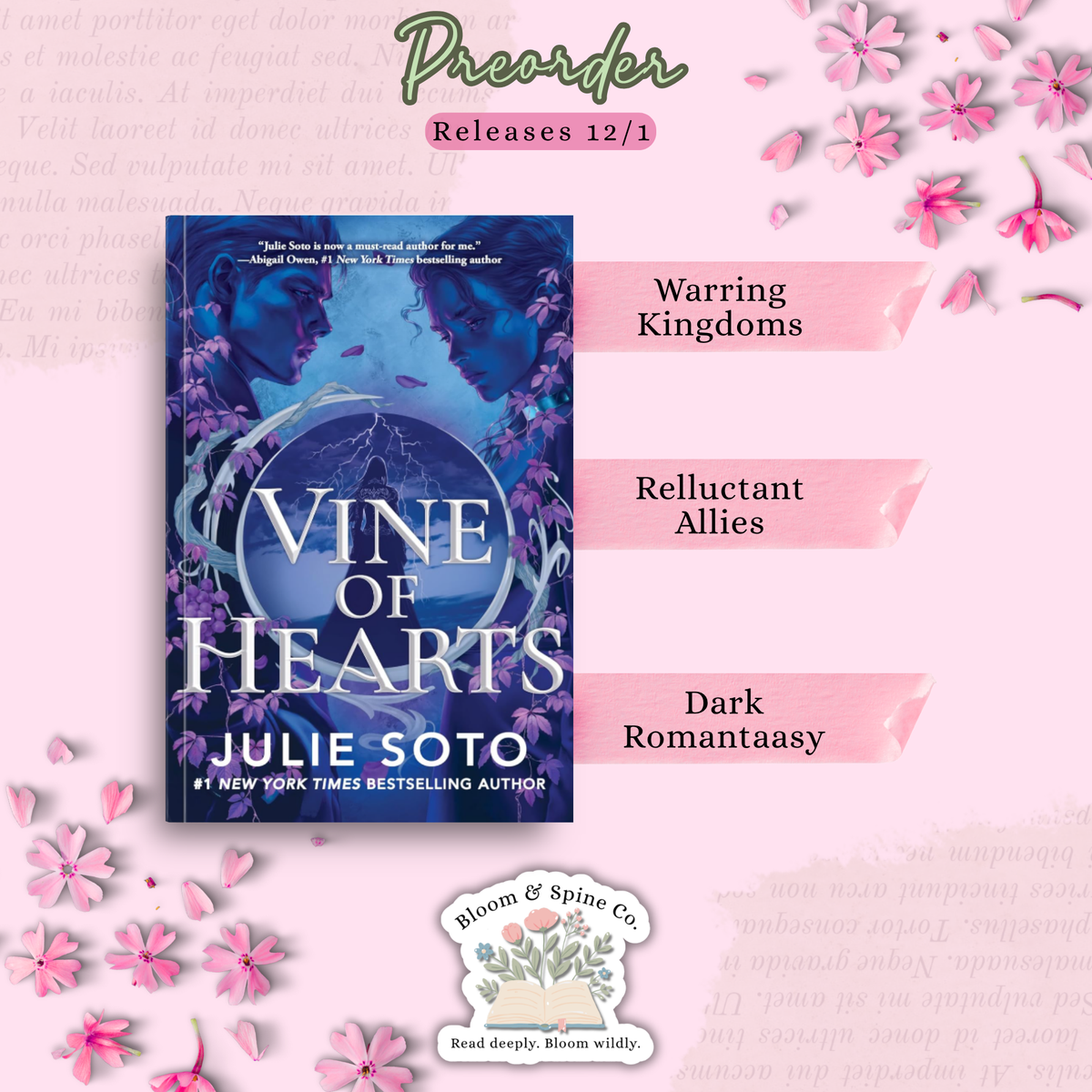 [PREORDER] Vine of Heart by Julie Soto