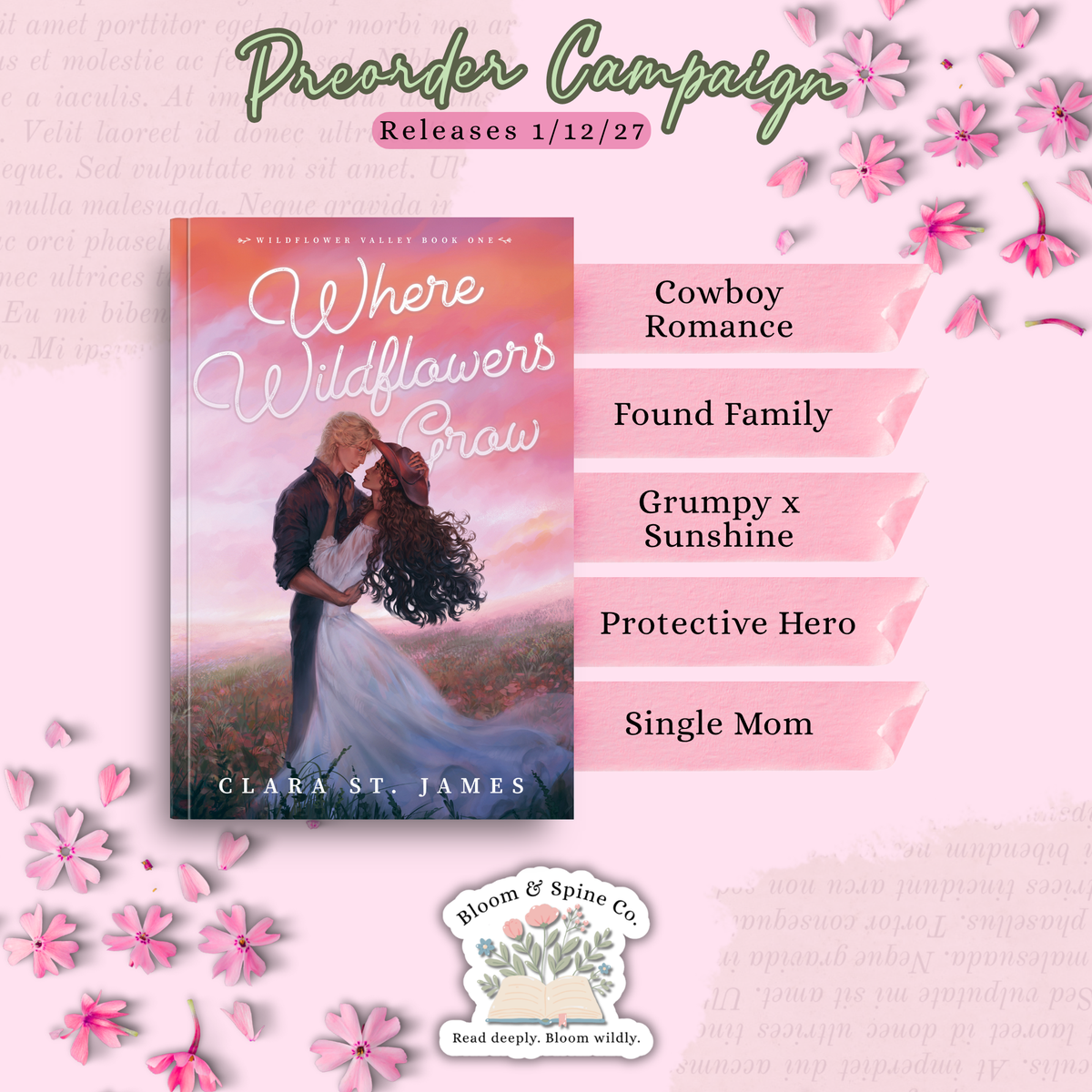 [PREORDER] Where Wildflowers Grow by Clara St. James